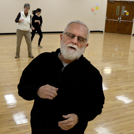 "BEST 3. Tina Schoenherr, of Hudson, dances to the music during a "reconnect with your body" workout on Wednesday, Jan. 21, at the Apex Community Center in Arvada. For more photos and video of the workout go to www.dailycamera.com
Jeremy Papasso/ Camera
"